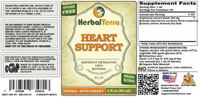 Heart Support label