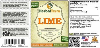 Lime label