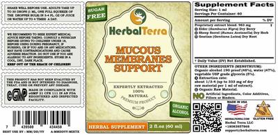 Mucous Membranes Support label