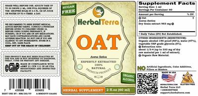 Oat label