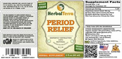 Period Relief label