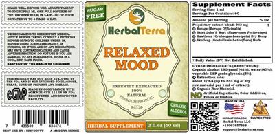 Relaxed Mood label