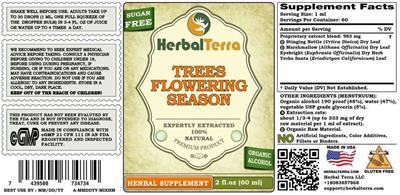 Trees Flowering Season label