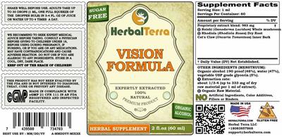 Vision Formula label