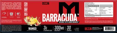 Barracuda Mango label