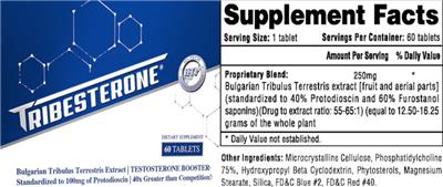 Tribesterone label