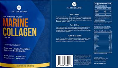 Marine Collagen Unflavored label