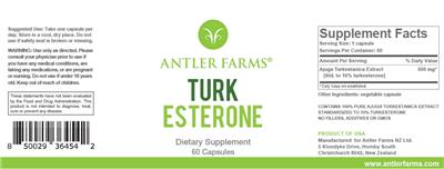 Turk Esterone label