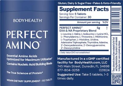 Perfect Amino label
