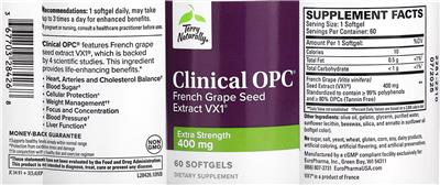 Clinical OPC Extra Strength 400 mg label