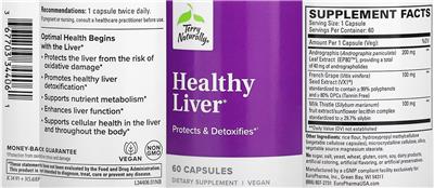 Healthy Liver label