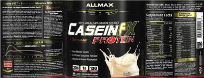 CASEINFX Protein Vanilla label