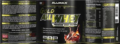 GOLD ALLWHEY Chocolate label