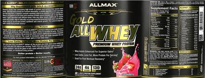 GOLD ALLWHEY Strawberry label