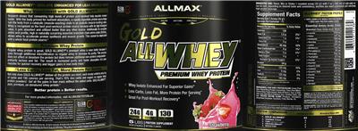 GOLD ALLWHEY Strawberry label
