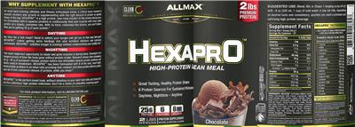 HEXAPRO Chocolate label
