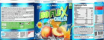 ISOFLEX Chiller Citrus Peach Sensation label