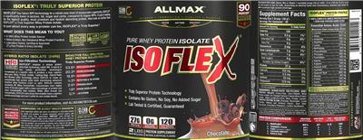 ISOFLEX Chocolate label