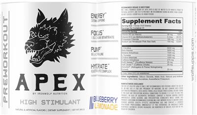 Apex Blueberry Lemonade label