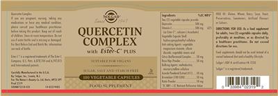 Quercetin Complex label