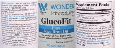 GlucoFit label