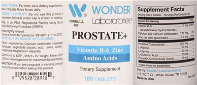 Prostate+ label