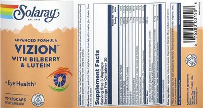 Advanced Formula Vizion label