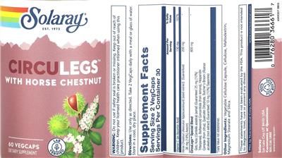CircuLegs with Horse Chestnut label