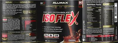 ISOFLEX Chocolate label