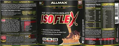 ISOFLEX Chocolate Peanut Butter label