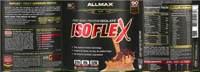 ISOFLEX Chocolate Peanut Butter label