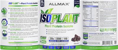 ISOPlant Chocolate label