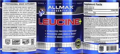 Leucine+ label