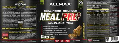 Meal Prep Banana Nut Bread label