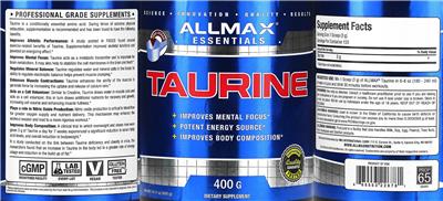 Taurine label