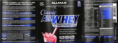 Classic ALLWHEY Strawberry label