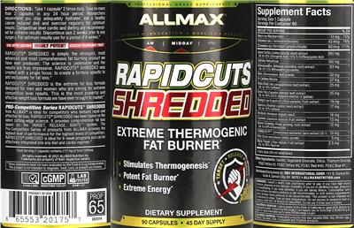 Rapidcuts Shredded label