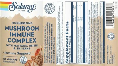 Mushroom Immune Complex label