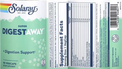 Super DigestAway label