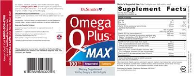 Omega Q Plus MAX label