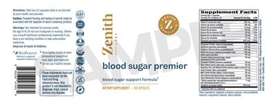 Blood Sugar Premier label