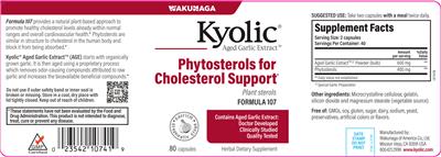 Kyolic Formula 107 label