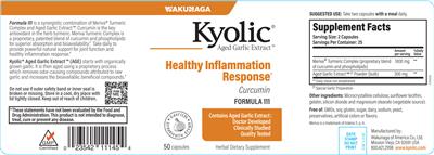 Kyolic Formula 111 label