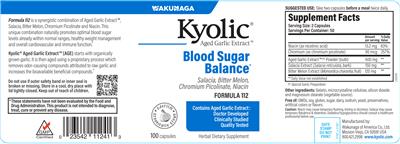 Kyolic Formula 112 label