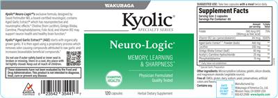 Kyolic Neuro-Logic label