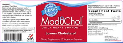 ModuChol Daily Heart Support label