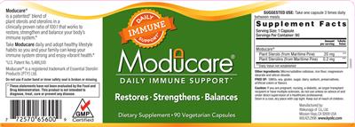 Moducare Daily Immune Support label
