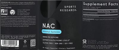 NAC 600 mg label