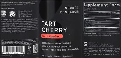 Tart Cherry Fruit Complex label