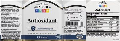 Antioxidant label